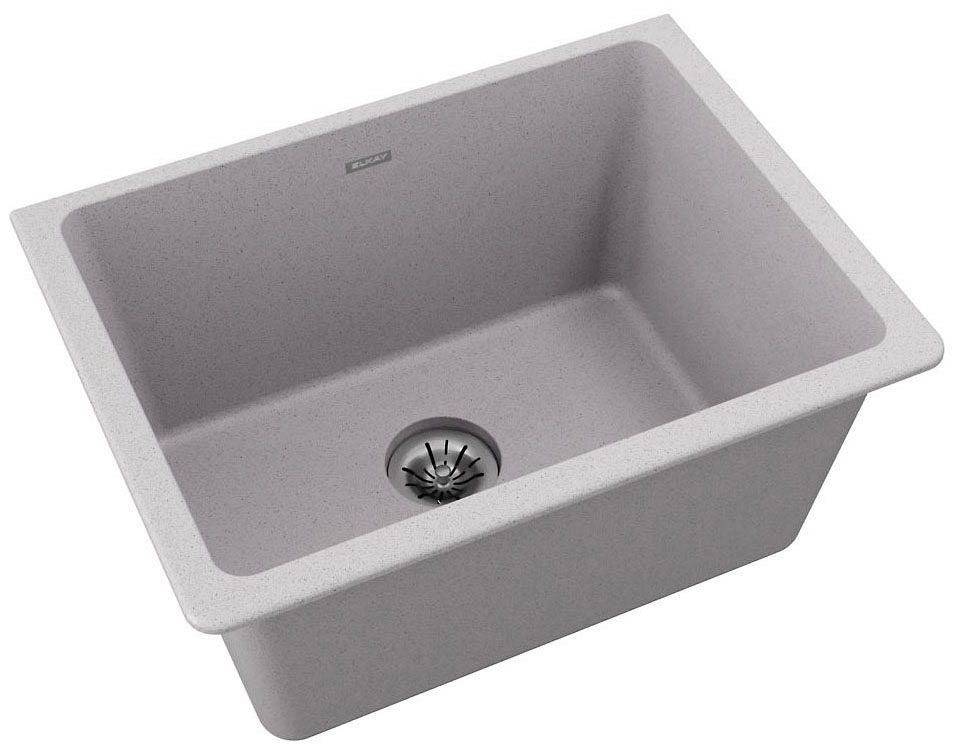 Quartz Classic 25 in x 13-1/5 in x 11-4/5 in Undermount Single Bowl Laundry Sink with Perfect Drain