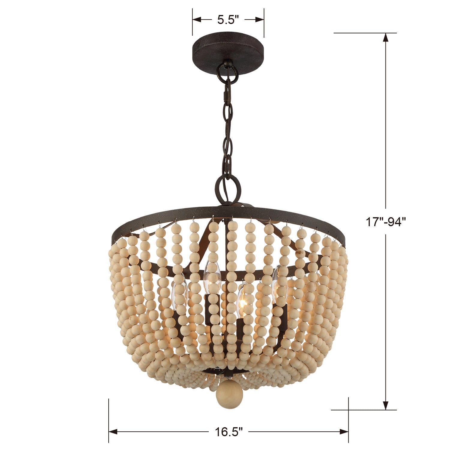 Rylee 4-Light Mini Chandelier