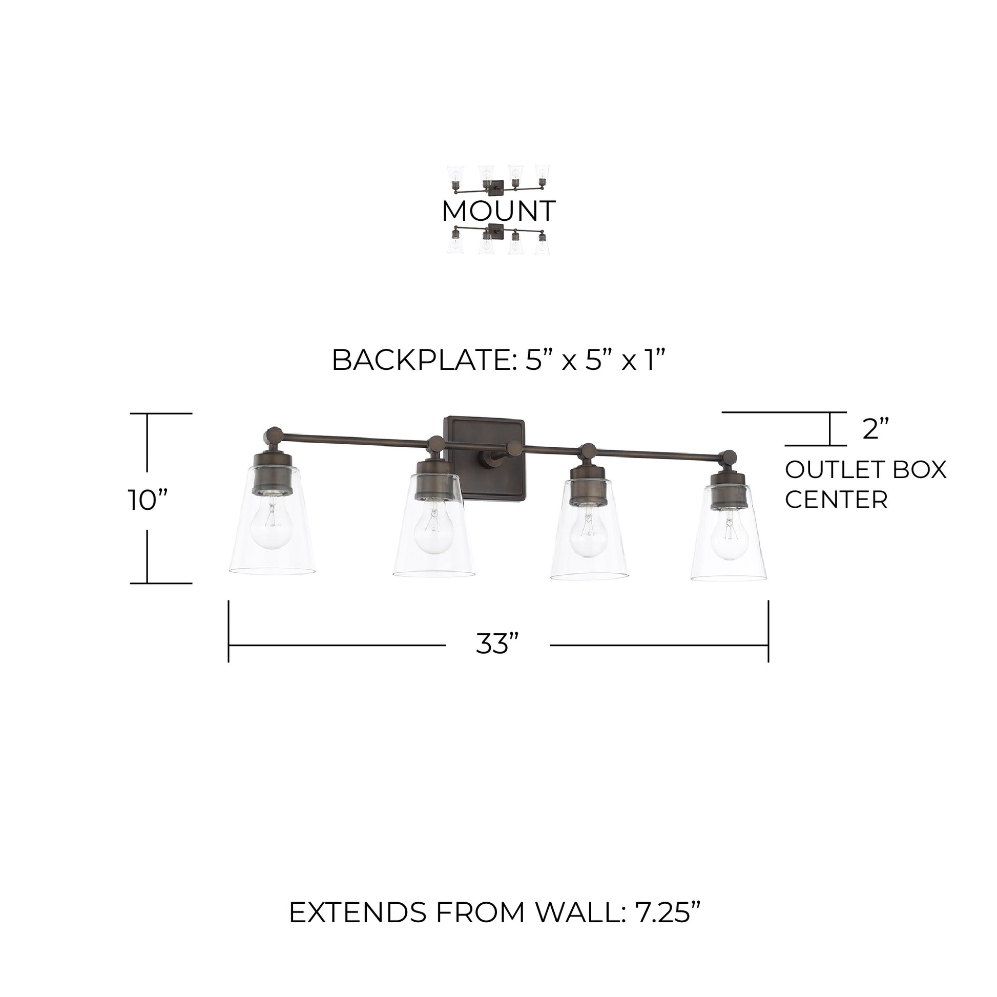 Capital Lighting 121841OB-432