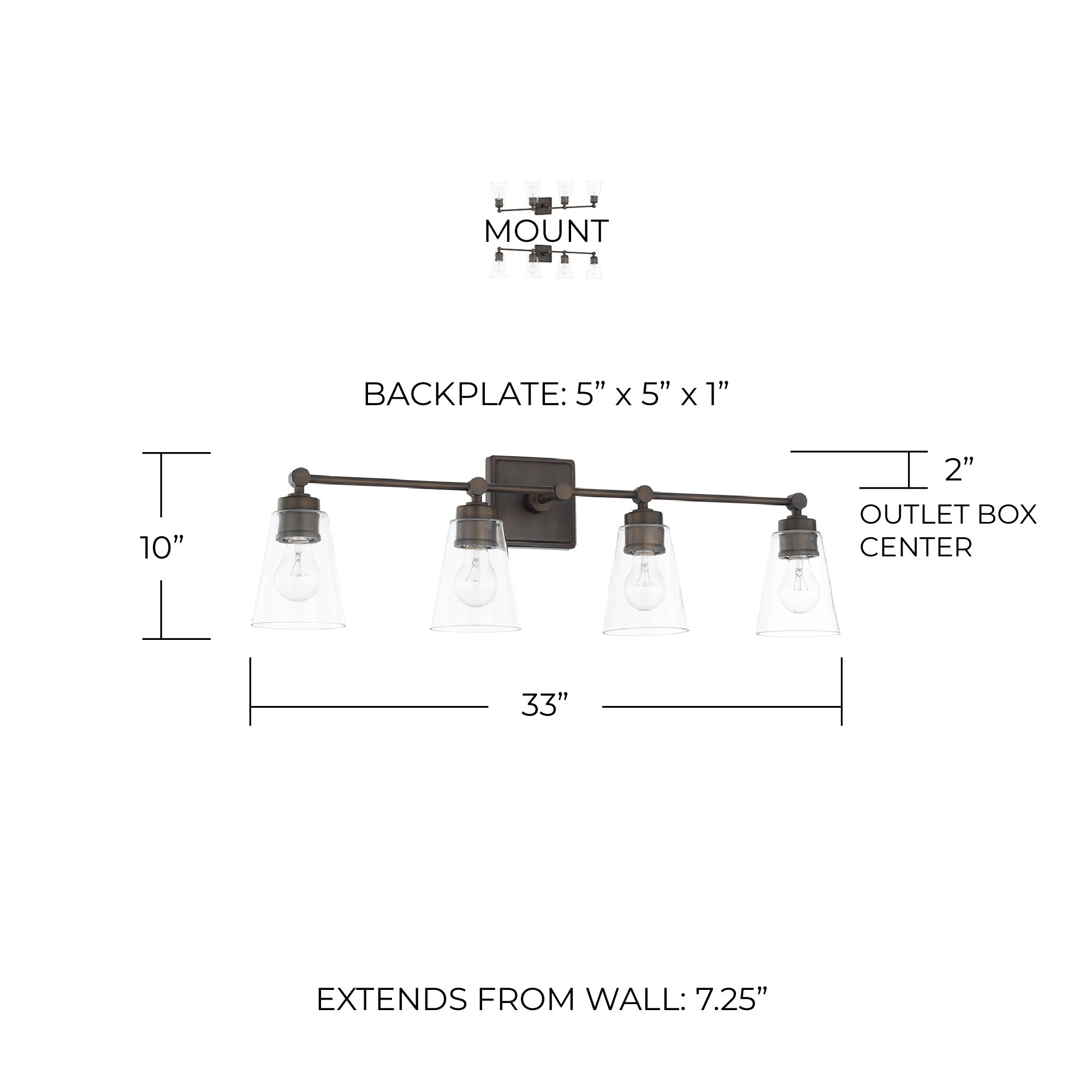 Capital Lighting 121841OB-432