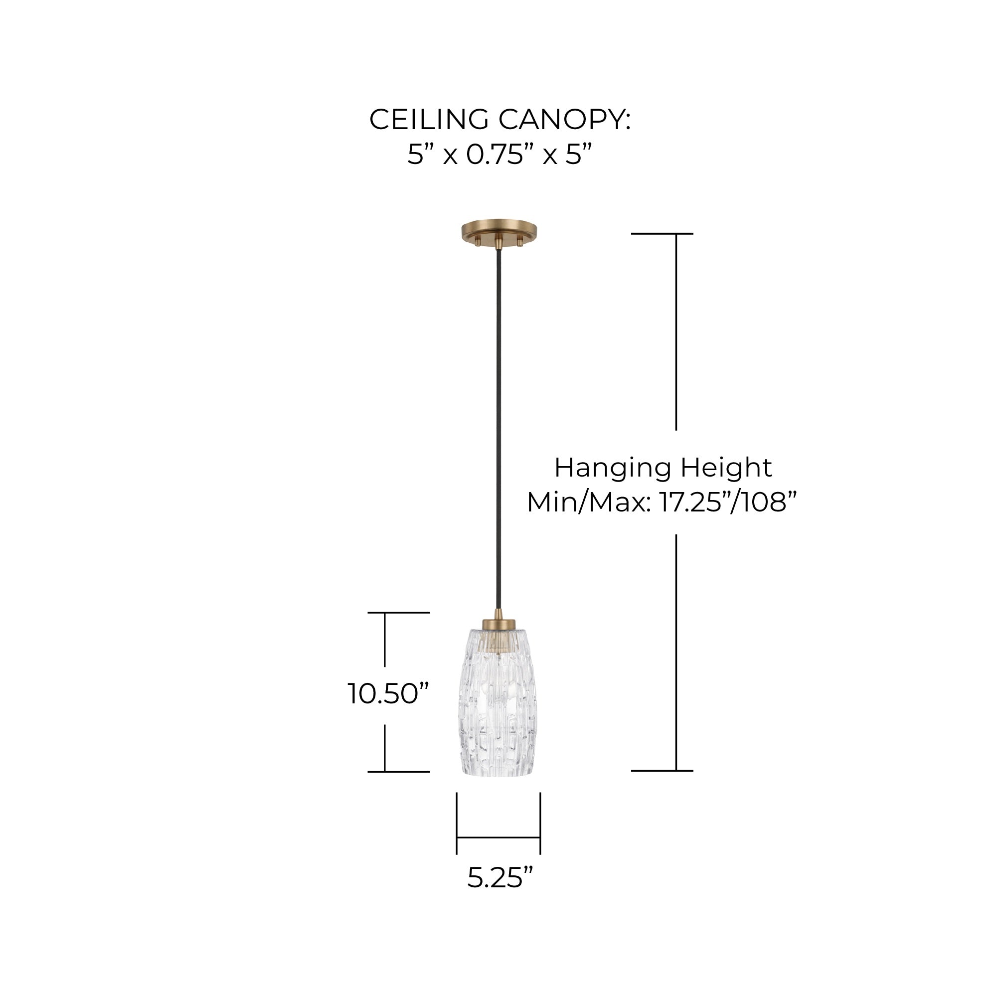 Capital Lighting 328611AD-450: 328611AD-450_DIM.jpg