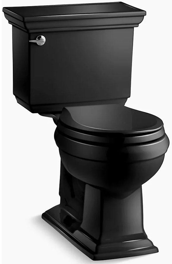 Two-Piece Round-Front Toilet, 1.28 gpf