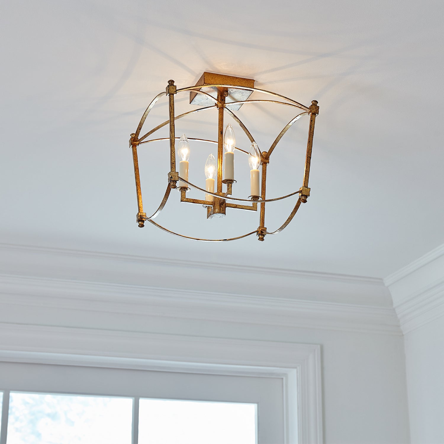 Thayer 4-Light Semi-Flush Mount Ceiling Light