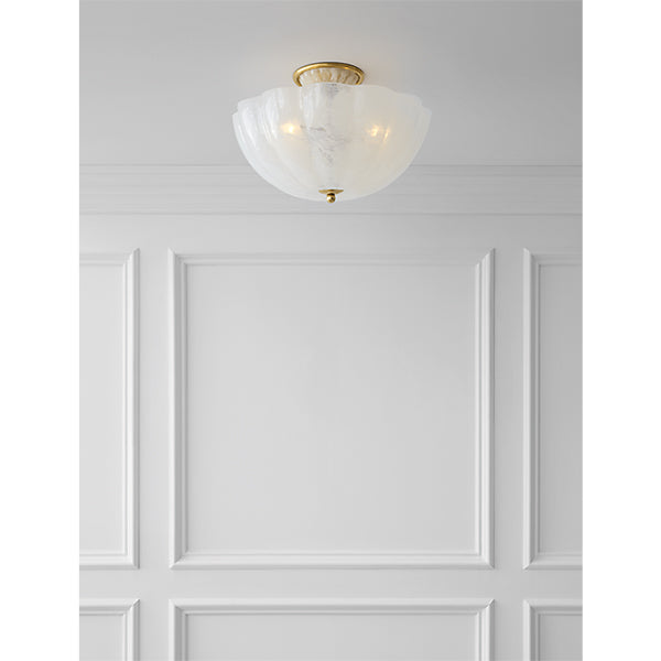 Rosehill 3-Light 16 in Semi-Flush Mount Ceiling Light
