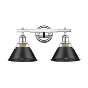 Golden Lighting 3306-BA2 CH-BLK
