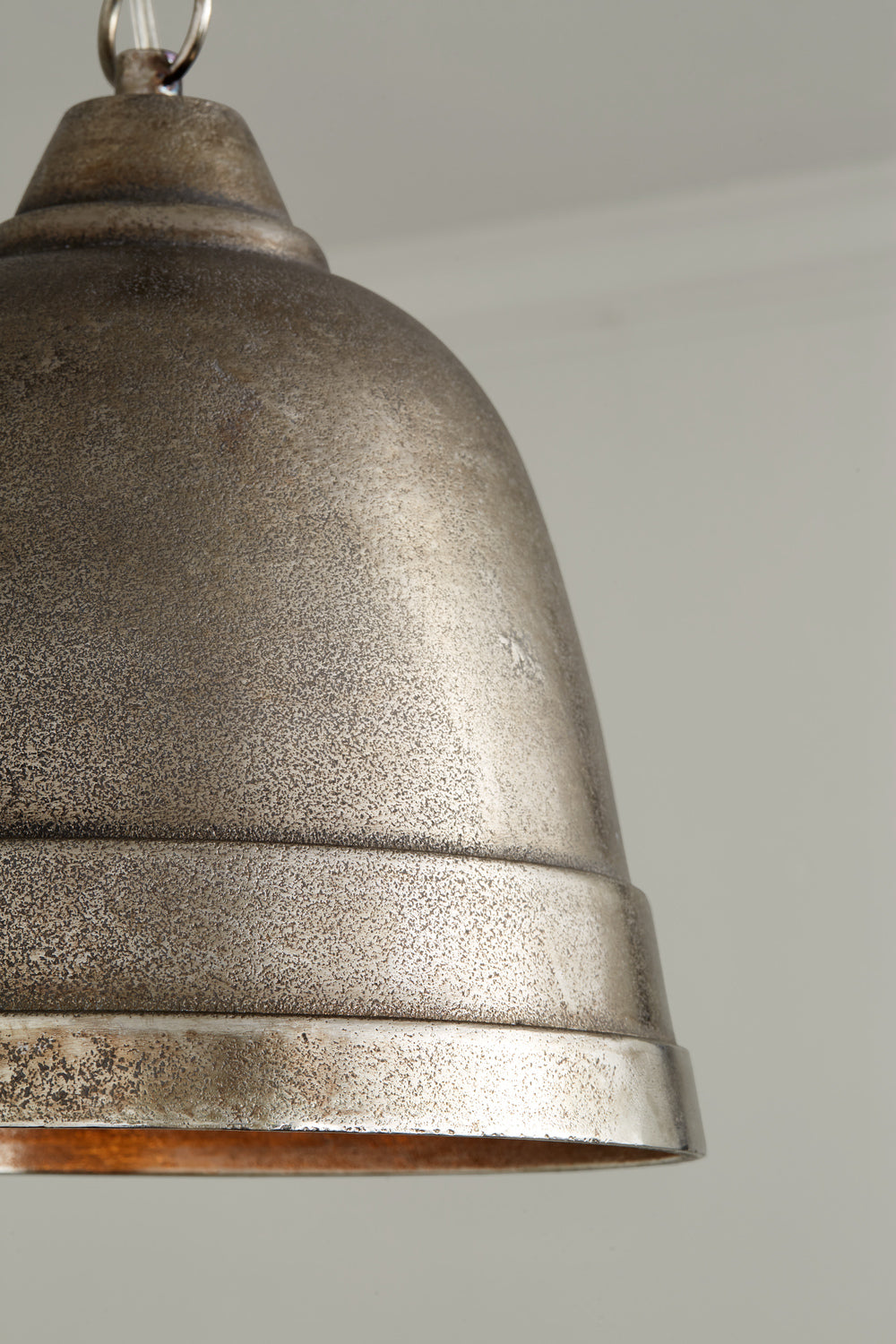 Sedona 10 in 1-Light Sand-Cast Bell Pendant