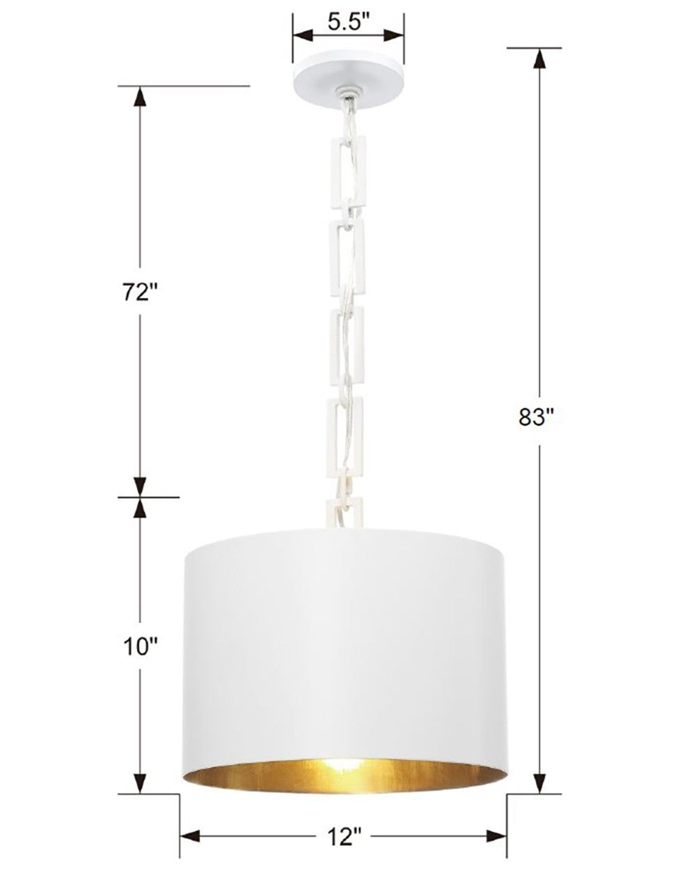 Alston 12 in Pendant