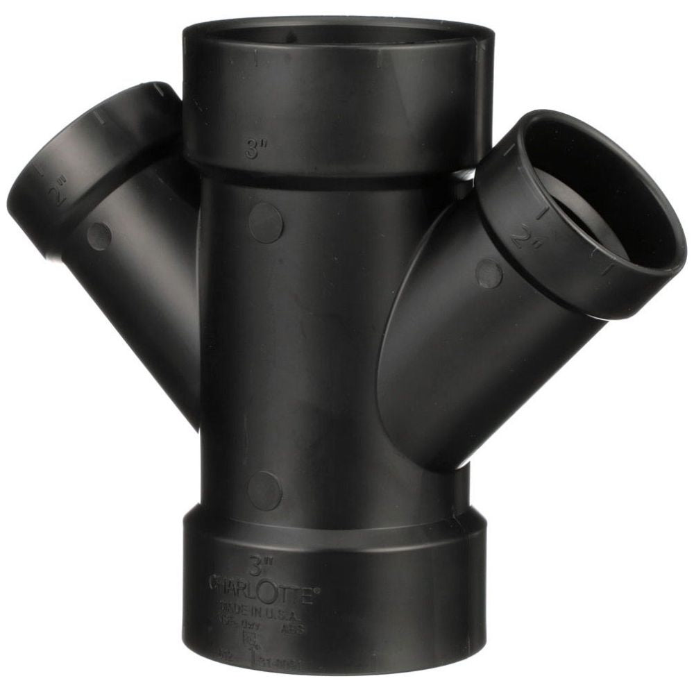 Charlotte Pipe ABS-612-3X3X2X2: CharlottePipe&Foundry_ABS6123X3X2X2
