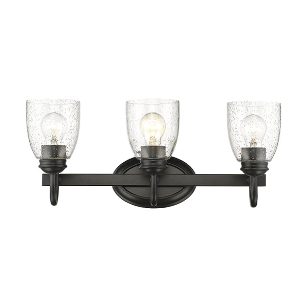 Golden Lighting 8001-BA3 BLK-SD