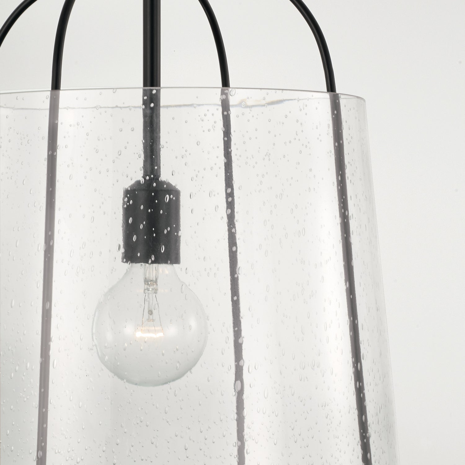Madison 14 in 1-Light Pendant with Clear Seeded Glass