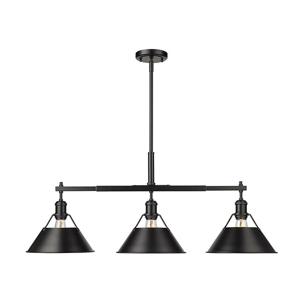 Golden Lighting 3306-LP BLK-BLK: 82855_1.jpg