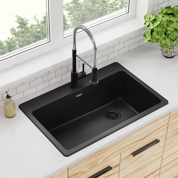 Quartz Classic Single Bowl Drop-in Sink