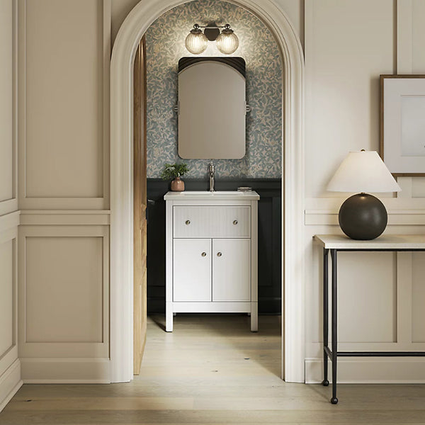 Malin 24 in Bathroom Vanity Cabinet with Sink and Quartz Top