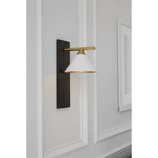 Clarkson Narrow Sconce with Metal Shade