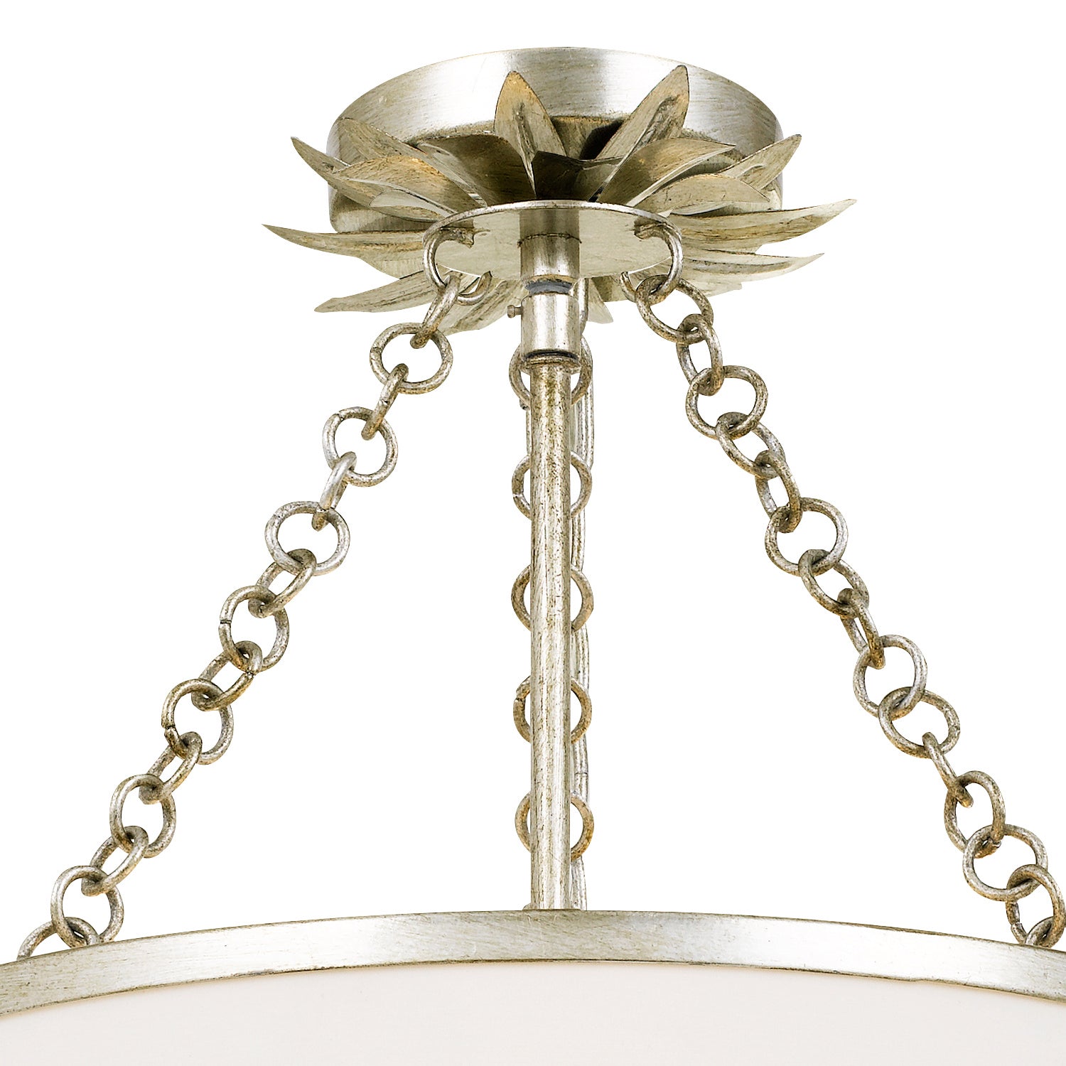 Broche 3-Light Semi-Flush Mount Ceiling Light