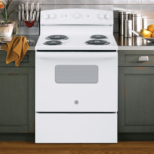 30 in Freestanding Electric Range with 4 Coil Burners