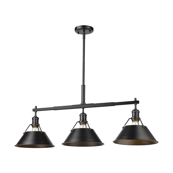 Golden Lighting 3306-LP BLK-BLK: 82855_2.jpg