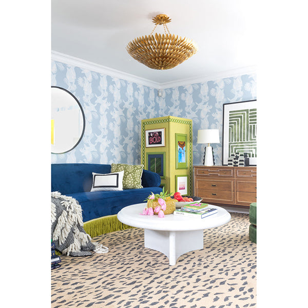 Broche 8-Light Semi-Flush Mount Ceiling Ligh