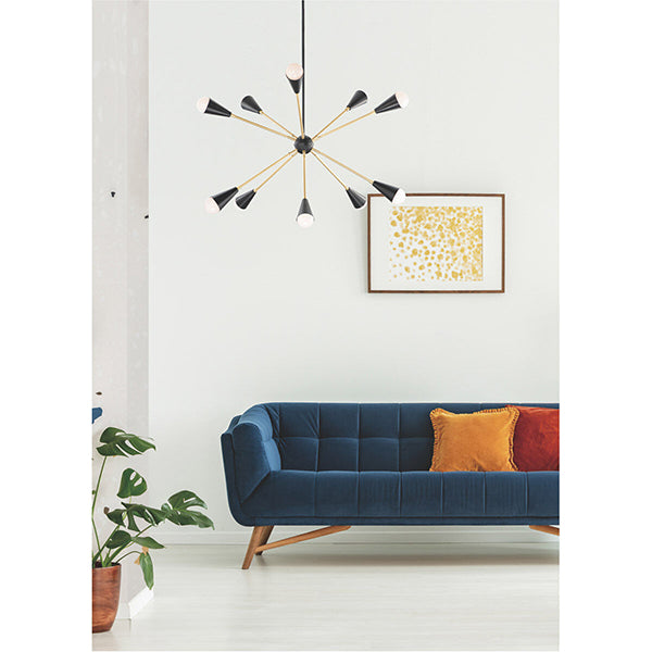 Maxim Lighting 11266BKSBR/BUL