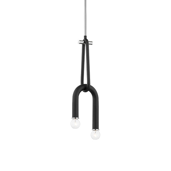 Mitzi H382702-PN/BK