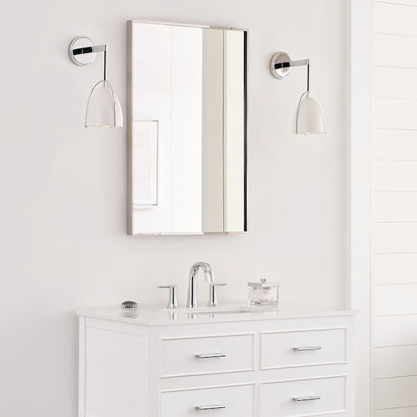 Norman 1-Light Wall Sconce with Metal Shade