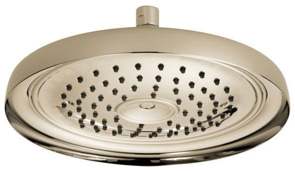 Essential 11 in Classic Round Single Function 1.75 gpm Raincan Showerhead