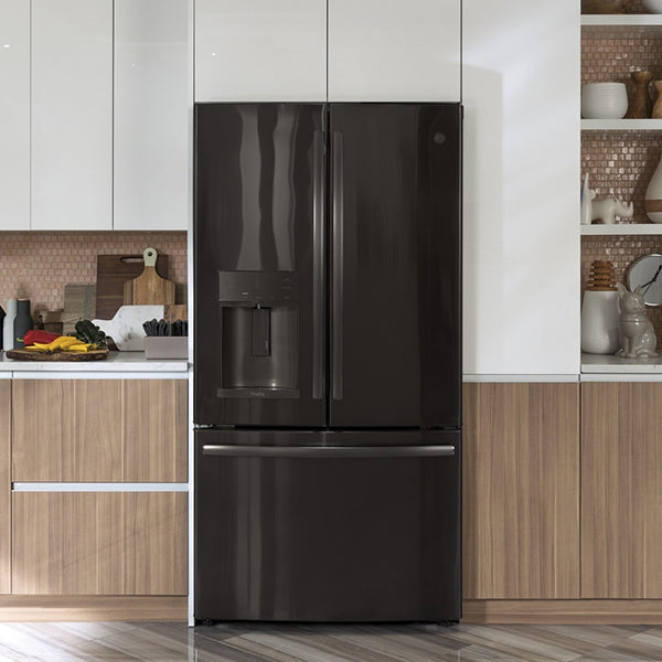 Profile 36 in 22.1 Cu Ft Counter Depth French Door Refrigerator with Hands-Free AutoFill