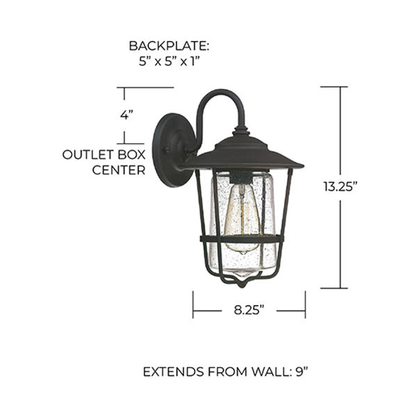 Capital Lighting 9601BK