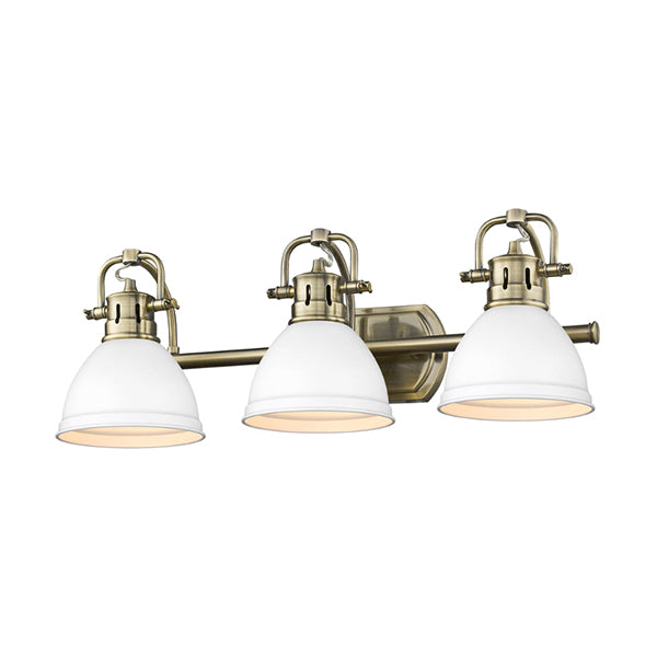 Golden Lighting 3602-BA3 AB-WHT