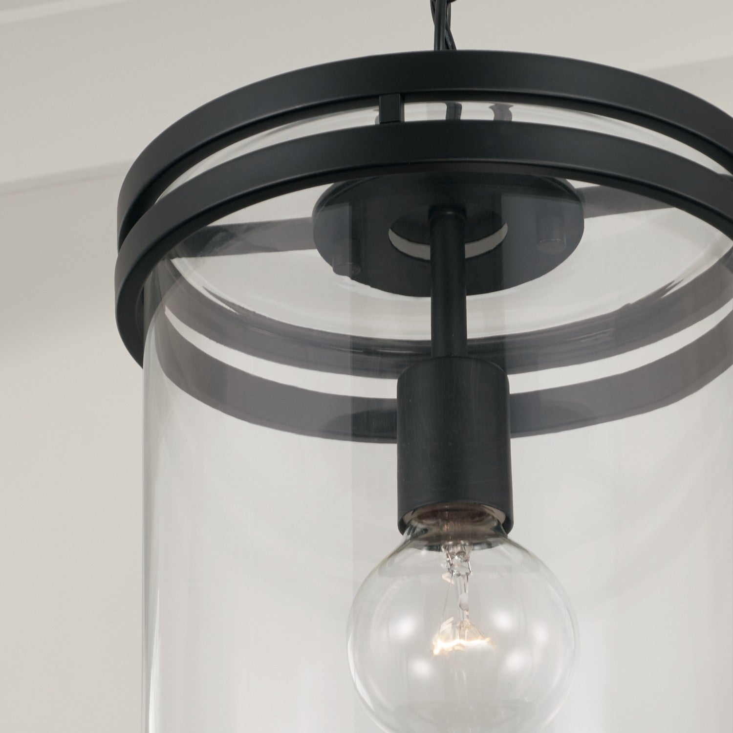 Fuller 1-Light Pendant with Clear Glass Shade
