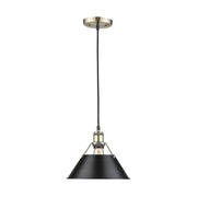 Golden Lighting 3306-M AB-BLK