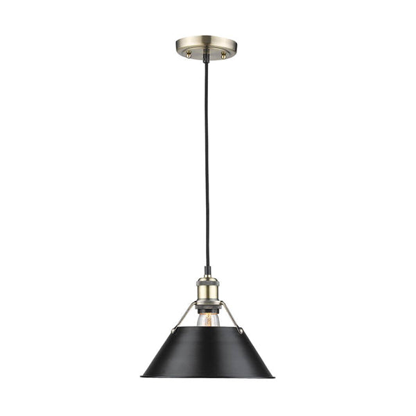 Golden Lighting 3306-M AB-BLK