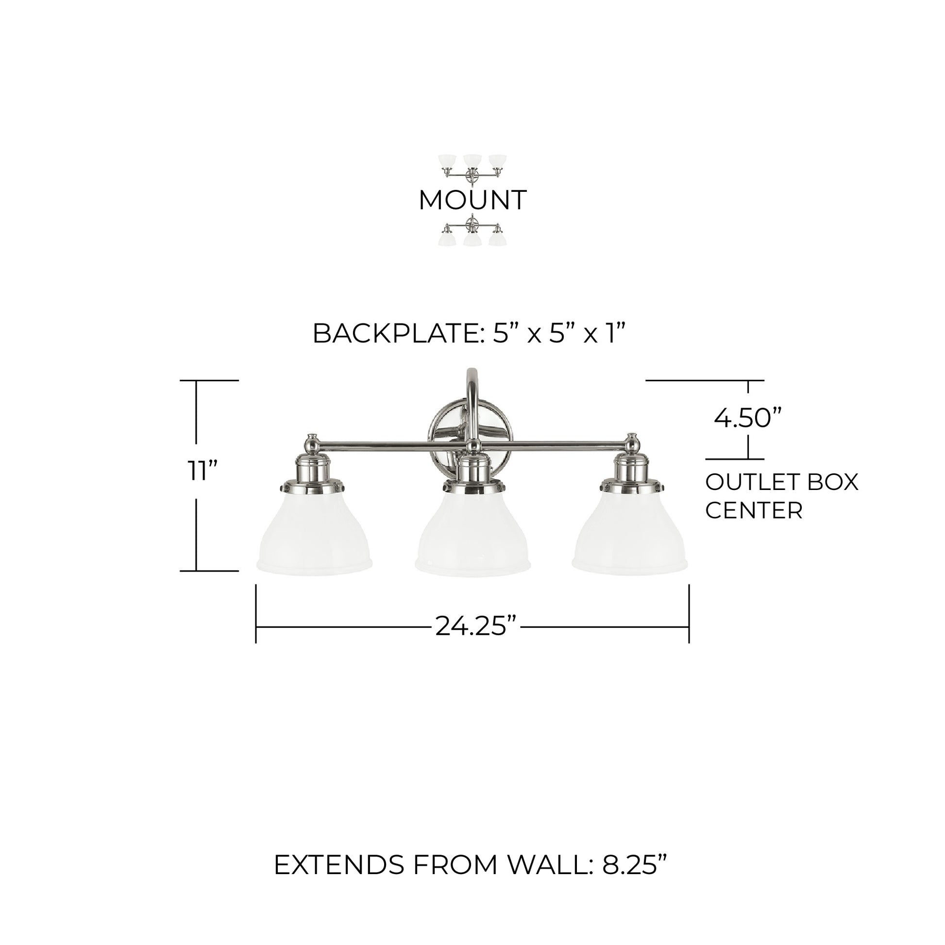 Capital Lighting 8303CH-128