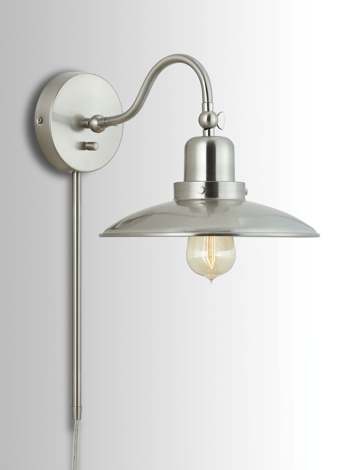 Dewitt 1-Light Outdoor Wall Sconce with Metal Shade