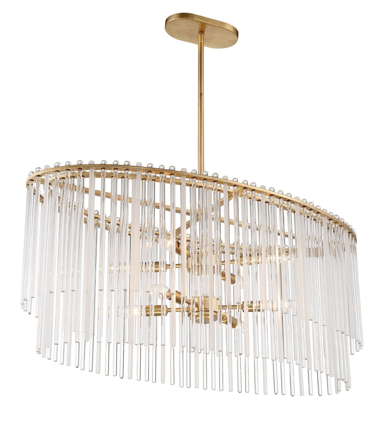Bleecker 36 in Oval Chandelier
