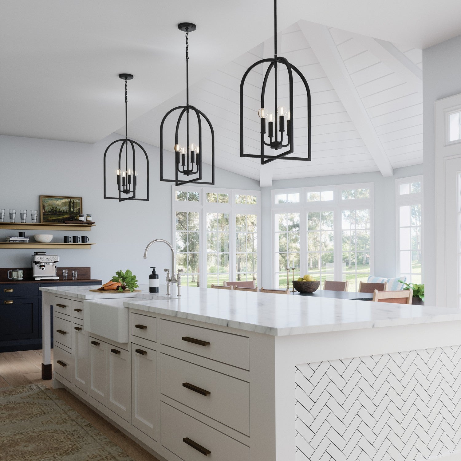 Lawson 16 in 4-Light Foyer Pendant
