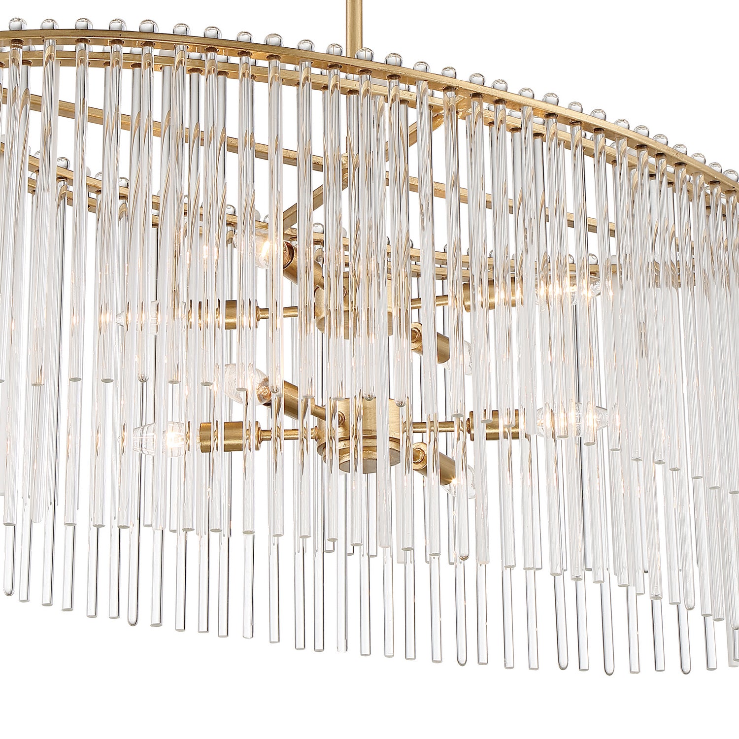 Bleecker 36 in Oval Chandelier