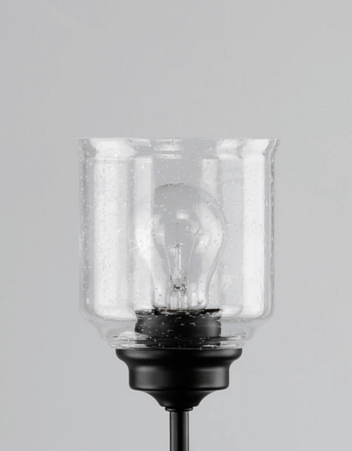Acadia 3-Light Bathroom Vanity Light with Clear Seedy Glass Shade