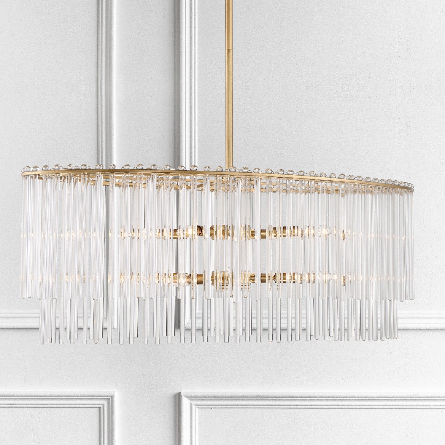Bleecker 36 in Oval Chandelier