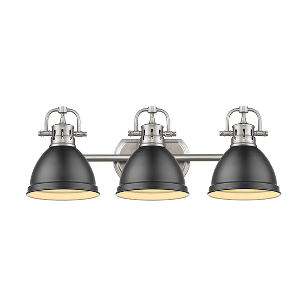 Golden Lighting 3602-BA3 PW-BLK