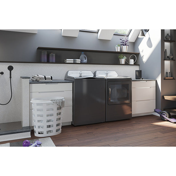 Profile 5 Cu Ft Stainless Steel Tub Smarter Wash Technology Top Load Washer