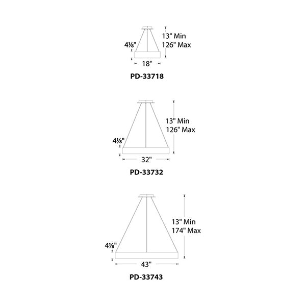 Wac Lighting PD-33743-BK