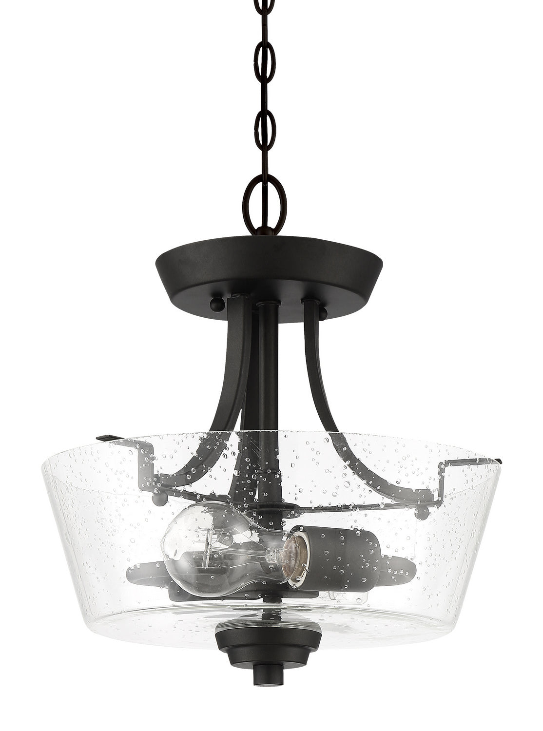 Grace 2-Light Convertible Semi-Flush Mount Ceiling Light