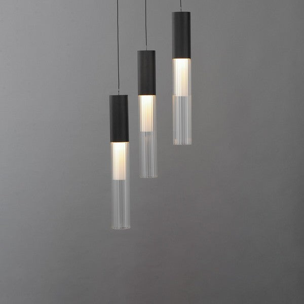 Reeds 11-3/4 in 3-Light LED Pendant