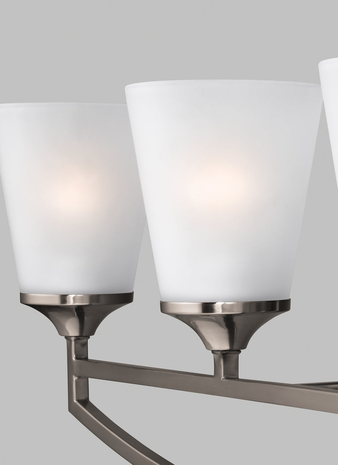 Hanford 4-Light Bathroom Vanity Light with Satin Etched Glass
