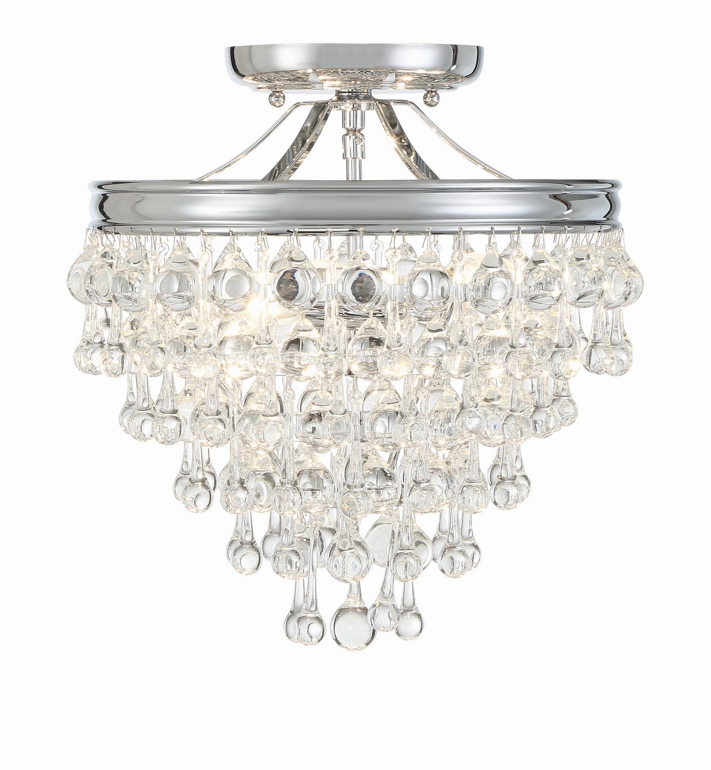 Calypso 13 in Semi-Flush Mount Ceiling Light