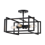 Golden Lighting 6070-SF BLK-BLK: 142216_1.jpg (Variant Image)