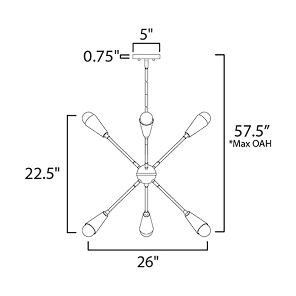 Maxim Lighting 11266BKSBR/BUL