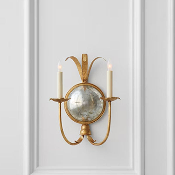 Ellery 1-Light Gros-Grain Bow Sconce with Fabric Shade