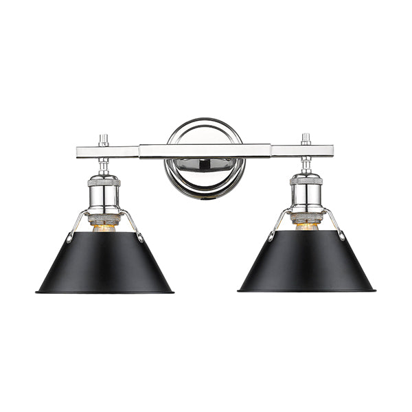 Golden Lighting 3306-BA2 CH-BLK